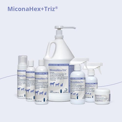 MiconaHex+Triz Mousse, 7.1 oz | Antibiofilm, Moisturizing; Packaging May Vary