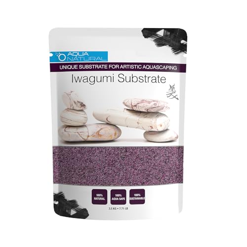 Aqua Natural Iwagumi Sand, Garnet, 7.7lb | Ultra Premium Substrate, For Aquascaping, For Aquariums, For Vivariums and Terrariums - size: (Pack of 1)