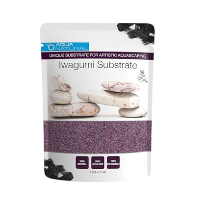 Aqua Natural Iwagumi Sand, Garnet, 7.7lb | Ultra Premium Substrate, For Aquascaping, For Aquariums, For Vivariums and Terrariums - size: (Pack of 1)