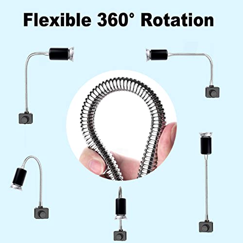 Reptile Heat Lamp, UVA UVB Light for Aquarium Turtle Tank, with 2 * 50w Basking Bulb and 360° Swivel Clamp Stand for Tortoise, Snake, Frog, Lizard, Cockatoo, Chameleon. Halogen, Yellow Light - color: Lamp Holder B+2 Bulbs