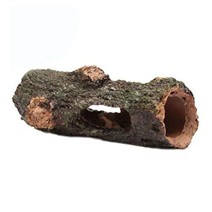 Aquarium Log Aquarium Wood Hollow Tree Trunk Decorations Fish Tank Driftwood Aquarium Hideout Cave Ornament for Fish Tank Terrarium