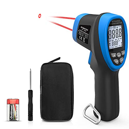 BT-1500 Non-Contact Pyrometer 30:1 Industrial Laser Thermometer Gun, -58℉ to 2732℉ (-50℃ ~ 1500℃) High Temp Infrared Thermometer (NOT for Human) - color: Infrared Thermometer BT-1500 Blue