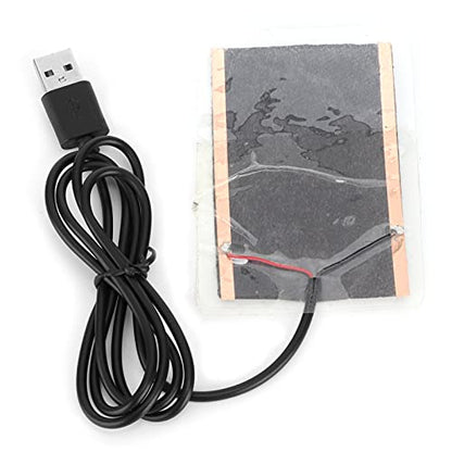 Heat Pad For Reptiles, 5W Portable Heating Pad Carbon Fiber Reptile Heating Pad 45˚C USB Heating Film Heat Mat For Reptiles Low Power Heat Pad For Home Outdoors Daily Use