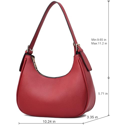 Small Tote Shoulder Bags Purses for Women Retro Classic Crossbody Bags Cute Clutch Purse and Handbag - color: 0-4-wine