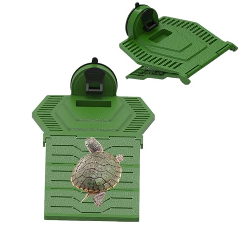 Large Turtle Basking Platform, Foldable Turtles Ramp, Turtle Resting Basking Dock Floating Décor, Plastic Tortoise Tank Climbing Ladder Terrace Hideouts for Frog Terrapin Reptiles - size: L