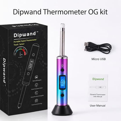 Real-time Temperature Reading Device, Digital thermocouple Thermometer Kits - Rainbow - color: Rainbow