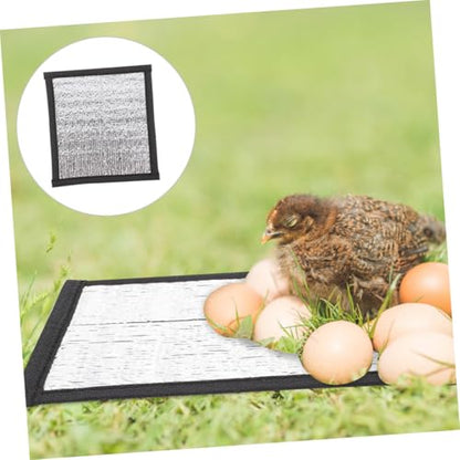 Happyyami Insulation Pad Reflective Film Under Tank Heater for Reptiles Reptile Heating Pad for Snake Lizard Turtle Efficient Heat Tape - size: 16.00X16.00X0.10CM