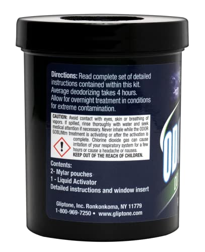 Gliptone Odor Goblin Chlorine Dioxide Fogger Odor Elimination System | For Cars, Buses, Marine/RV, Trucks, SUV