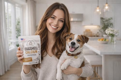 12 oz Pure U.S.A. Eggshell Powder for Dogs/Cats, Finely Ground, Calcium Supplement