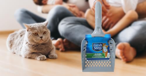 Fresh Step All In One Litter Scoop - Fast and Easy to Use Cat Litter Scooper - Deep Shovel Ergonomic Handle Grip Kitty Litter Scooper to Scoop Away Cat Litter | Deep shovel design, ergonomic handle grip, Kitty Litter Scooper for fast and easy daily scoopi