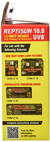Reptisun 10.0 Uvb Mini Compact Fluorescent 13 Watt