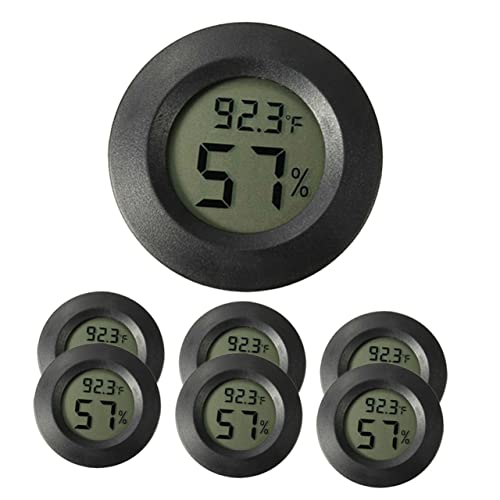 Totority 14pcs Mini Humidity and Temperature for Reptiles and Terrariums Compact Digital Hygrometer for Indoor Use Lightweight and Portable