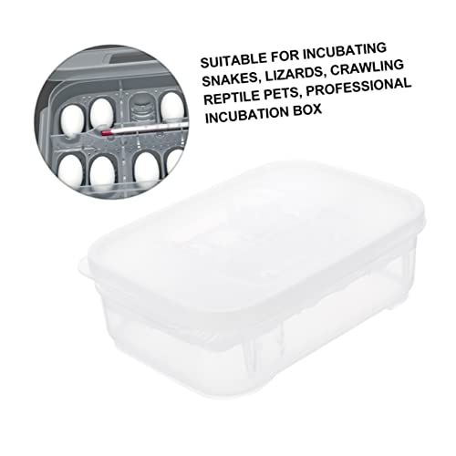 Didiseaon Reptile Hatching Incubation Box for Lizards and Snakes Dual Design for Eggs Sturdy Construction for Reptile Breeding and Scientific Research