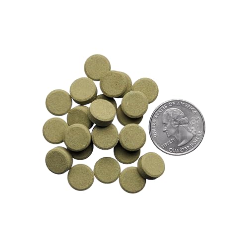 Plecoceramics Protein Wafers Universal Fish Food for Aquarium Fish - Turtle, Goldfish, Catfish - Algae Wafers for Bottom Feeders - Protein Pellets (3.53 oz / 100 gr)
