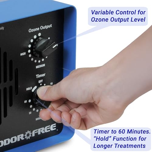 OdorFree Autel 1000 Ozone Machine Odor Removal for Eliminating Smells and Permanently Removing Pet, Car and Musty Odors - Ozone Generator for Autos, Hotels and Small Spaces With Short Treatment Times - size: Autel - 1000