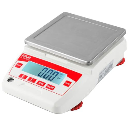 Lab Scale 2200g x 0.01g High Precision Electronic Analytical Balance 0.01g Accuracy Laboratory Balance Digtal Scale Gram Scale Jewelry Scale with 500g Calibration Weight - size: 2200g0.01g