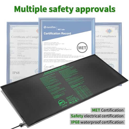 Seedling Heat Mat,20"x20.75" Heat mats for Seed Starting,Waterproof Plant Heating Mat Heating Pad for Seed Germination,Hydroponic Heating Pad Seed Starter - size: 48"x20.75" 1pack