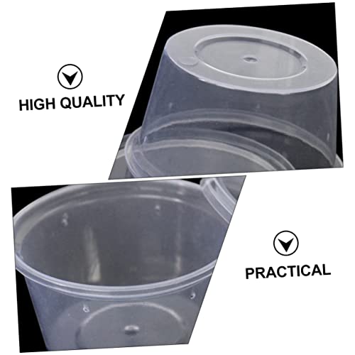 Mikikit 20Pcs Boxes Reptile Breeding Boxes Durable White Containers for Spiders Lizards Frogs and Pets for Quarantine and Comfortable Living Environment