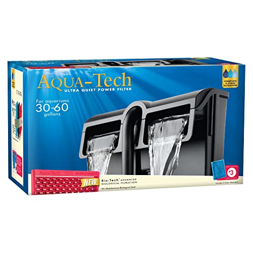AQUA-TECH Power Aquarium Filter, 30 to 60-Gallon Aquariums, (ML90740-00) - size: 30 to 60 Gallon