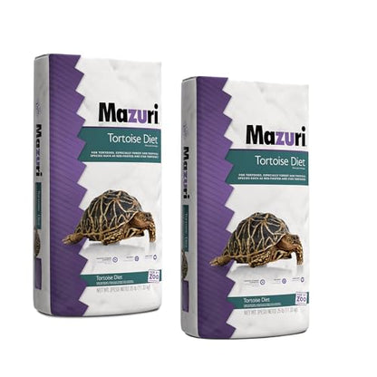 Mazuri | Tortoise Diet | 25 Pound (25 lb.) Bag - Pack of 2 - size: 25 Pound (Pack of 2)