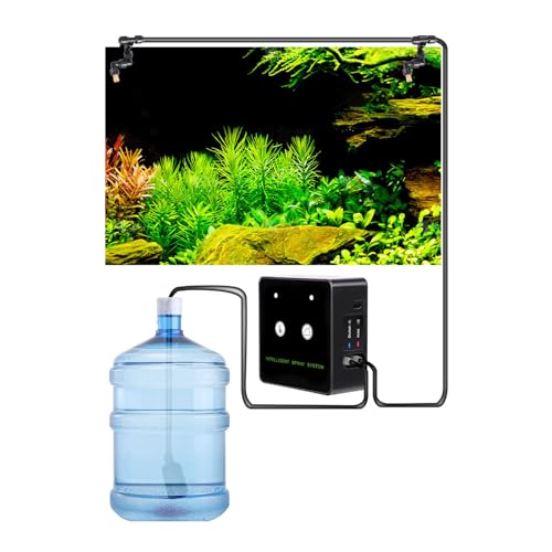 Reptiles Misters Device Automatic Humidifier Intelligent Terrariums Misting Adjustable Copper Nozzles LCD Display Adjustable Misting Nozzles