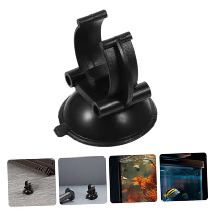 Toyvian 12pcs Aquarium Suction Cups Clips for Airline Tubing Hose Holders and Decorations Material for Secure Installation Fish Tanks and Reptile Habitats
