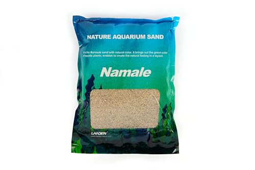 Namale Aquarium Sand Fine Natural River Substrate 4L Planted Tank | Freshwater and blackwater biotope, planted tank - size: M,3Lx1pk