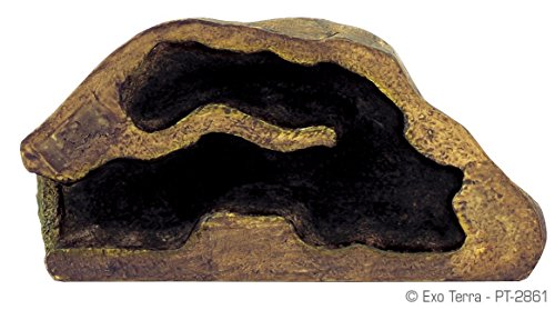 Exo Terra Reptile Den, Hideout Tunnel System for Terrariums, Small, PT2861 - size: Small