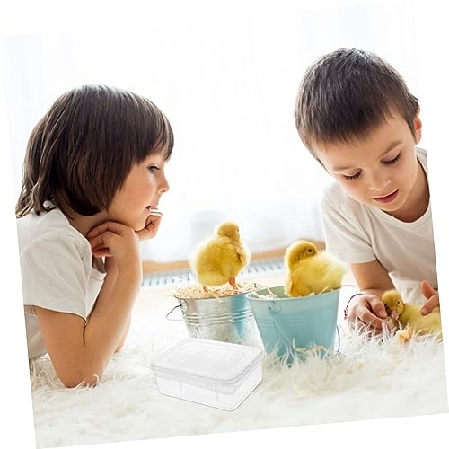 2pcs Compartment Reptile Incubation Tray Unbreakable for Tortoise Lizard Eggs Pet Supply