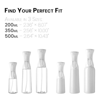Garden Mist – Continuous Ultra Fine Mist Spray Bottle for Plants, Gardening, Flowers, Indoor & Outdoor Use, Refillable Large Mister(500ml 1Pc, Transparent bottle) - color: Transparent bottle, style: 500ml 1Pc