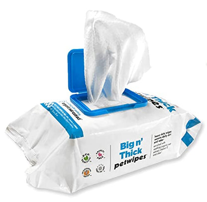 Petkin Big N' Thick Petwipes 100 ct