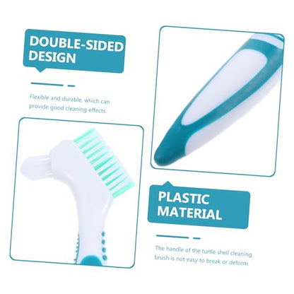 Toyvian Turtle Tank Cleaner Creative Denture Brush Multi-Functional Brush for Turtle Shell