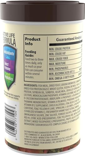 TetraMin Nutritionally Balanced Tropical Flake Food for Tropical Fish, 2.2 oz (Pack of 2) - size: 2.2 Ounce (Pack of 2)