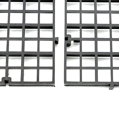Aquarium Fish Tank Bottom Isolation 4 Pcs, Plastic Egg Crate Grid Divider | Tray Egg (L 4pcs Black) - size: L 4pcs Black