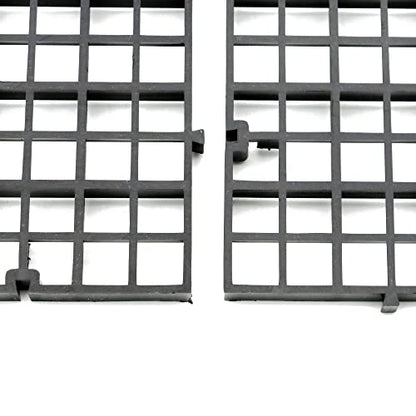 Aquarium Fish Tank Bottom Isolation 4 Pcs, Plastic Egg Crate Grid Divider | Tray Egg (L 4pcs Black) - size: L 4pcs Black