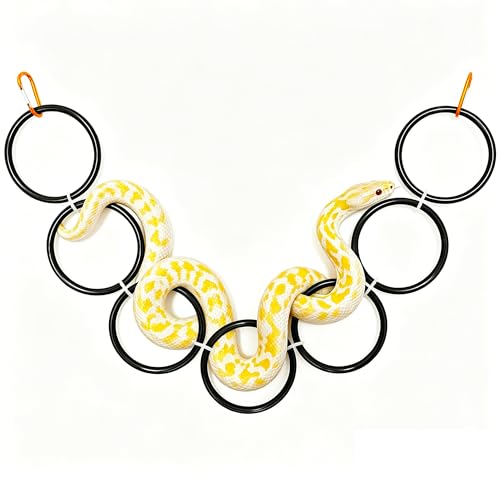 Snake Climbing Rings Flexible Climbing Chain for Ball Python & Corn Snake Tank Accessories
