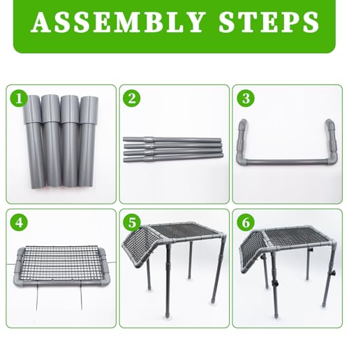 Turtle Tank Accessories, Plastic Basking Platform with Ramp and Suction Cups, Turtle Dock, Basking Platform for Aquatic Turtles, Tortoise Habitat Aquarium Accessories