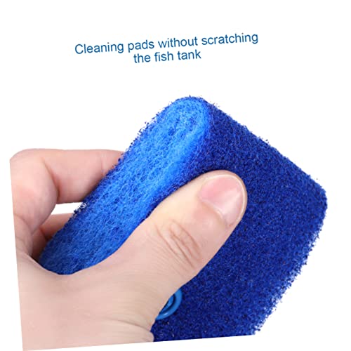 BESPORTBLE Lasting Fish Tank Cleaning Brush Pad Moss Sturdy Construction Comfortable to Hold Handle