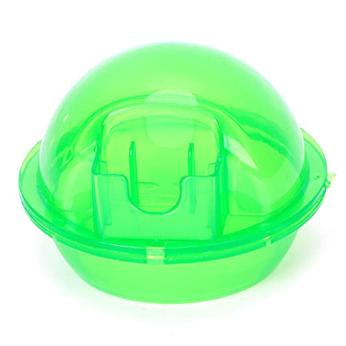 Suction Cup Reptile Feeder | Food - Grade Plastic Bowl for Gecko/Snake/Lizard | Translucent Water Nursery Basin with Secure Suction | Easy to Install & Move