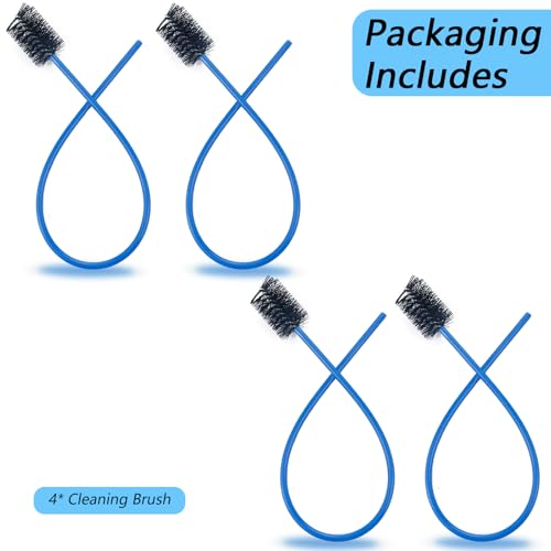 4 PCS Condensate Flexible Drain Brush, 15.7 in Nylon and PVC Drain Line Cleaning Brush, Keep Condensate Traps Clean, for AC Condensate Trap, Dirt Clean Condensate Drain Trap - style: 4 PCS 15.7 In
