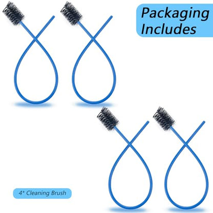 4 PCS Condensate Flexible Drain Brush, 15.7 in Nylon and PVC Drain Line Cleaning Brush, Keep Condensate Traps Clean, for AC Condensate Trap, Dirt Clean Condensate Drain Trap - style: 4 PCS 15.7 In