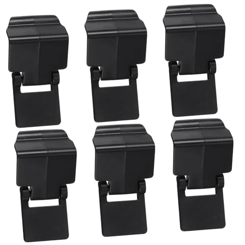 BESPORTBLE Reptile Cage Clips - 6 Pack Plastic Aquarium Lid Locks for Terrarium and Fish Tank - Secure Screen Clips for Reptile Tanks Locking Clips for Habitat Management
