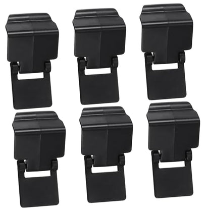 BESPORTBLE Reptile Cage Clips - 6 Pack Plastic Aquarium Lid Locks for Terrarium and Fish Tank - Secure Screen Clips for Reptile Tanks Locking Clips for Habitat Management
