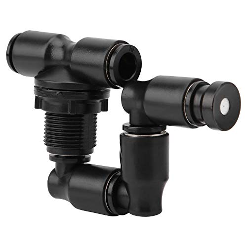 Reptiles Fogger Mist Sprinkler Adjustable Reptile Forest Super Fogger Mist System Black Pet Cooling System for Rainforest