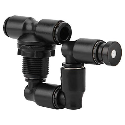Reptiles Fogger Mist Sprinkler Adjustable Reptile Forest Super Fogger Mist System Black Pet Cooling System for Rainforest