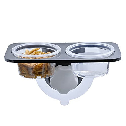 Lizard Crested Gecko Food Water Feeding Cups, 100 pcs, 1 oz | Reptile Feeder Bowls, for Lizard and Other Small Pet Ledge Accessories Supplies - color: 1oz 100