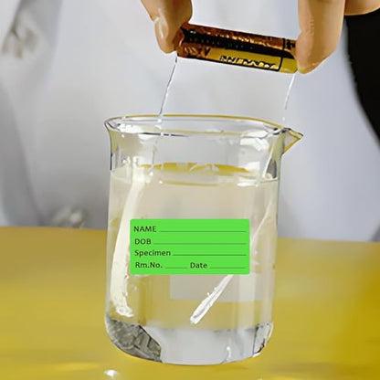 Pathology Labels,2x1 Inches Permanent Paper Label,Medical Healthcare Labels,500 Pcs Per Roll