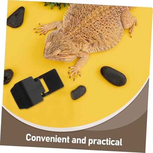 Abaodam 6Pcs Escape Turtle Box Clips Durable Reptile Terrarium Lock Buckles Easy Installation for Turtle Snake Tanks Reliable Material for Secure Enclosure