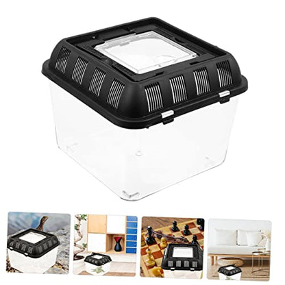 BESPORTBLE Turtle Crates Travel Reptile Travel Carrier Critter Box Reptile Display Container