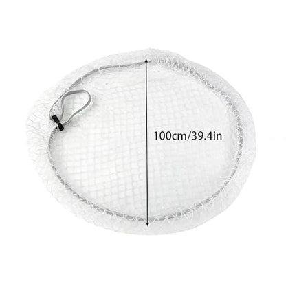 Aquarium Escape Proof Net,Escape Circular Mesh Lid for Terrarium, Resistant Nylon Material, Anti-Jumping Fish Tank Net for Fish Turtle - color: diameter 100cm/39.4inch
